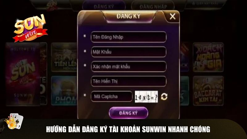 Hướng dẫn đăng ký tài khoản Sunwin nhanh chóng